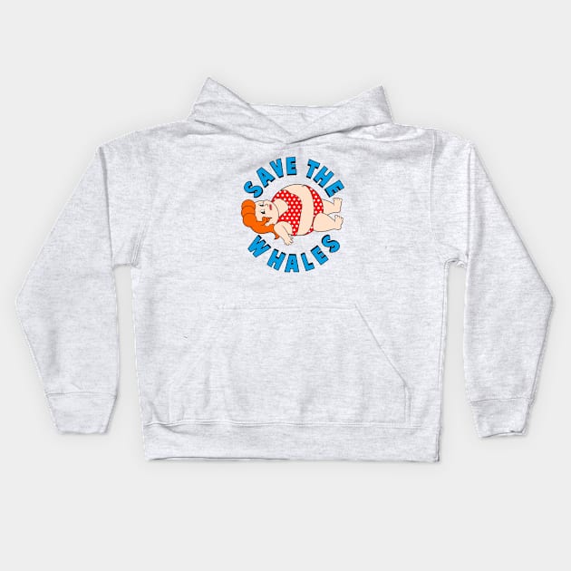 Save the Whales Kids Hoodie by Woah_Jonny